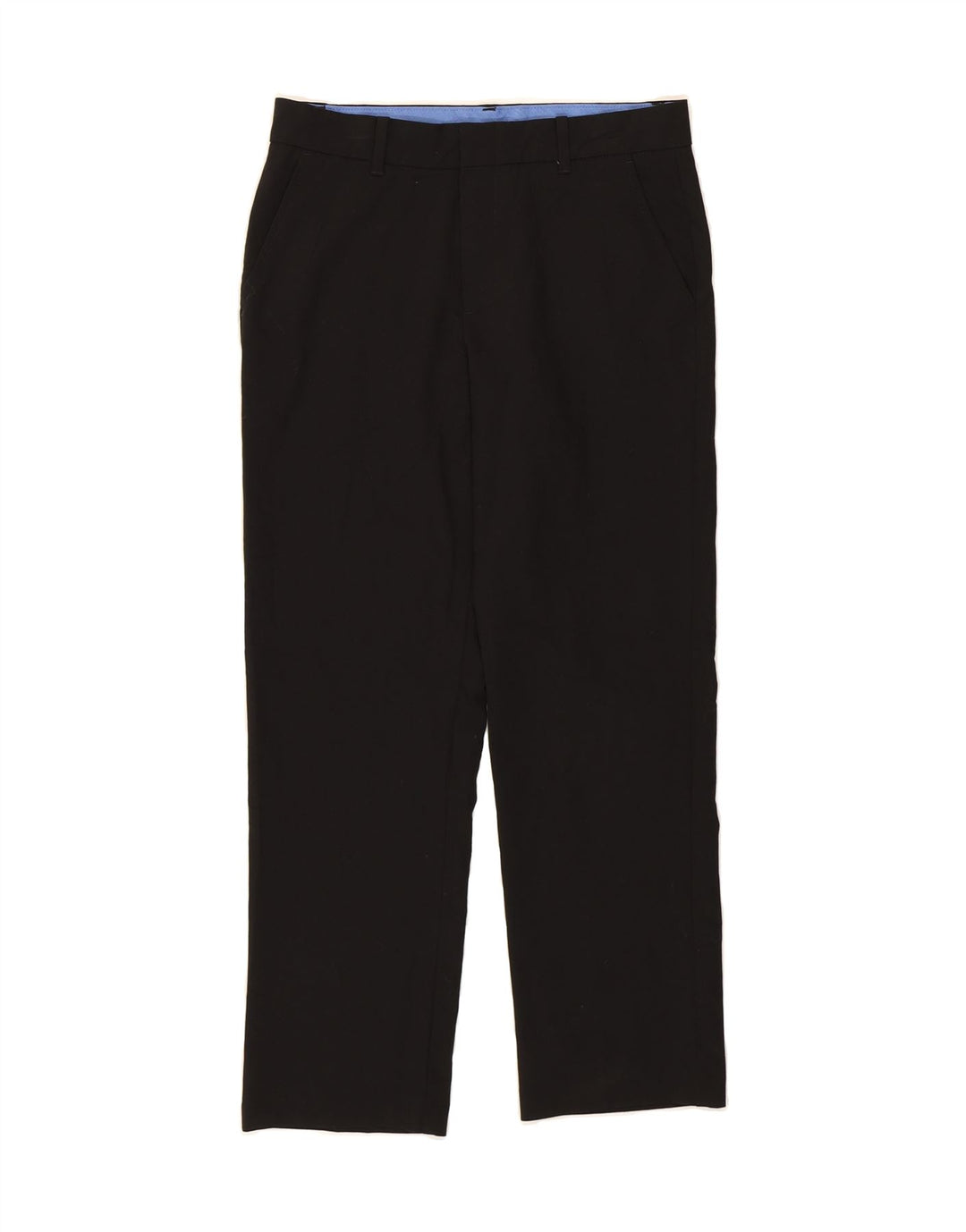 IZOD Boys Straight Suit Trousers 11-12 Years W28 L25 Black Polyester Vintage Izod and Second-Hand Izod from Messina Hembry 