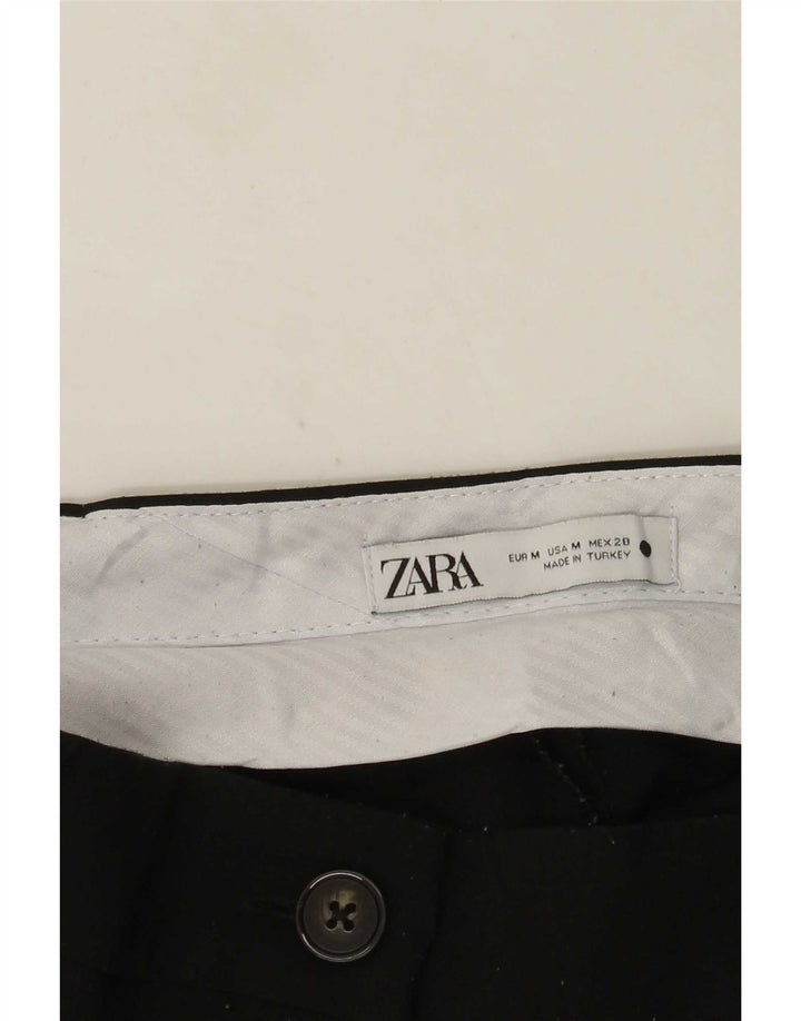 Zara Dame-Pegged Chino Shorts Medium W28 Sort