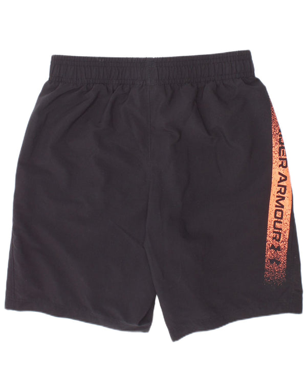 Under Armour drenge grafiske sportsshorts 9-10 år medium sort farveblok