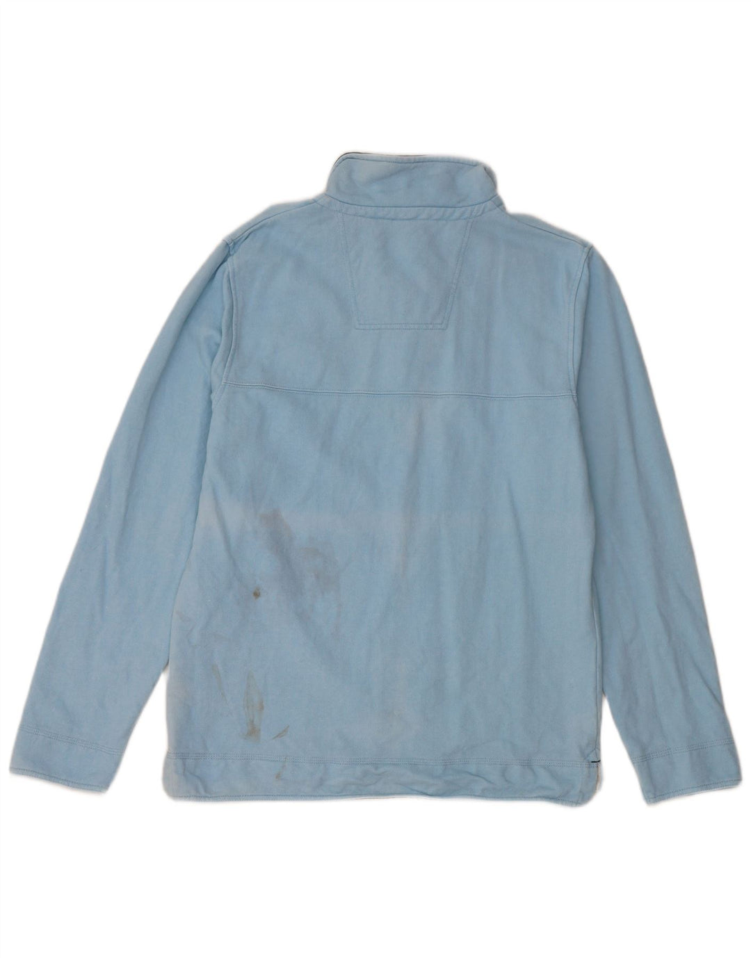 Besætningsbeklædning Herre Zip Neck Sweatshirt Jumper Medium Blå Bomuld