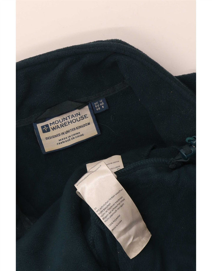 Mountain Warehouse Dame Liner Fleecejakke UK 12 Medium Green Polyester
