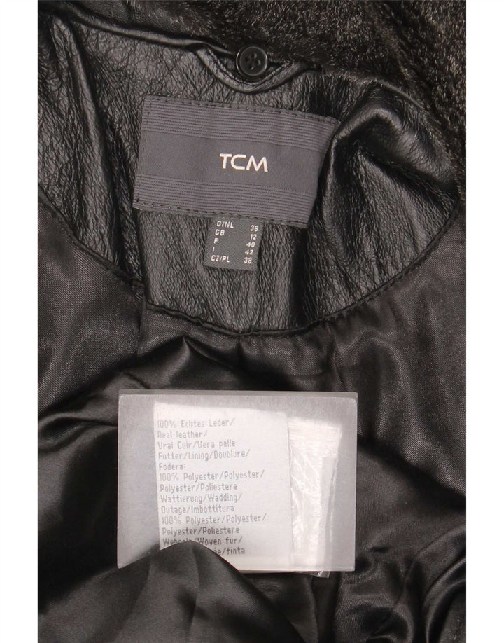 TCM Læderfrakke til kvinder UK 12 Medium Sort Læder