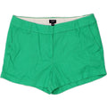 J. CREW Womens Chino Shorts US 12 Large W36 Green Cotton Vintage J. Crew and Second-Hand J. Crew from Messina Hembry 