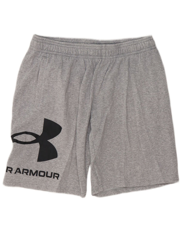 Under Armour Herre grafiske sportsshorts XL Grå