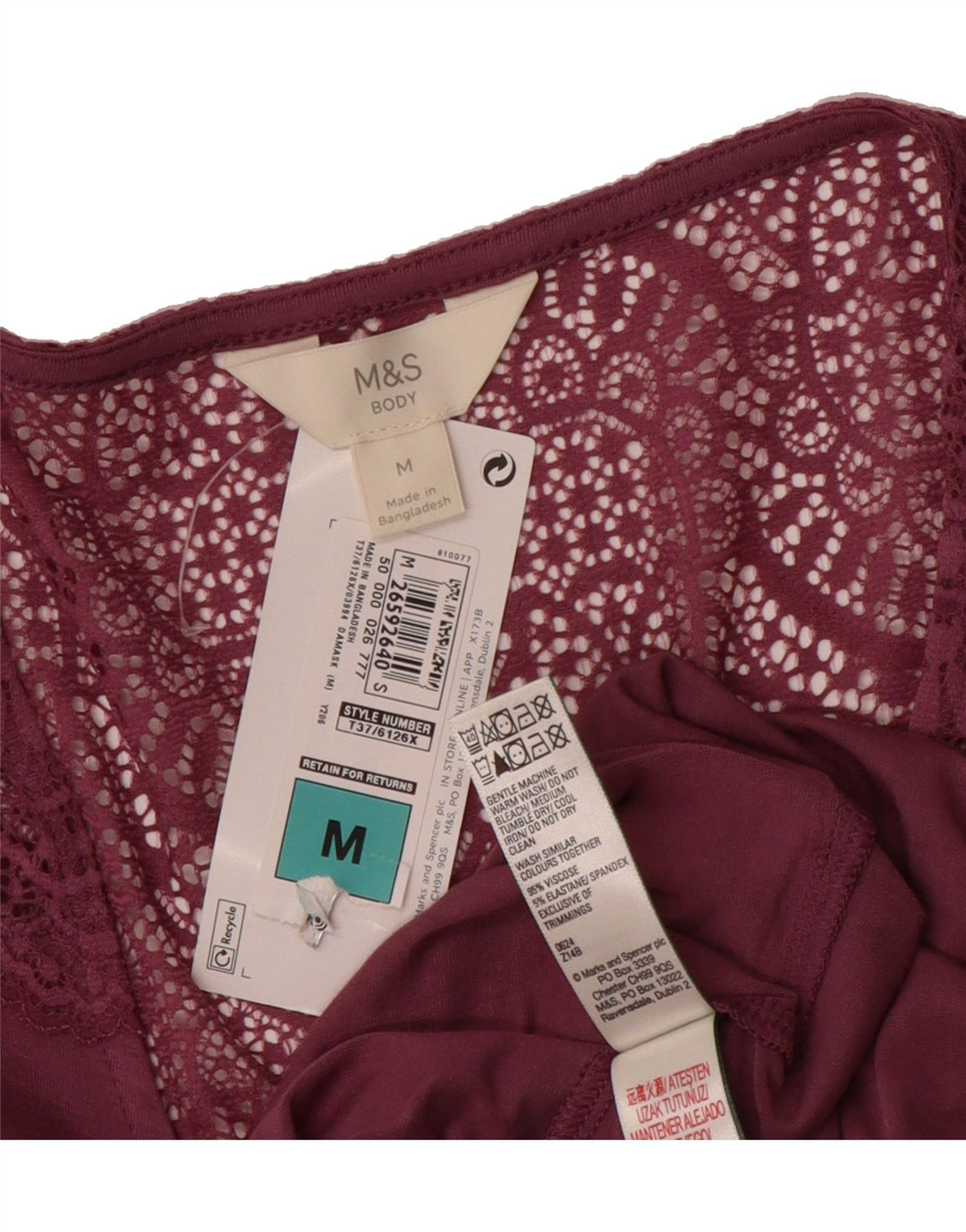 MARKS & SPENCER Womens Long Sleeve Maxi Dress UK 14 Medium Purple Viscose Vintage Marks & Spencer and Second-Hand Marks & Spencer from Messina Hembry 