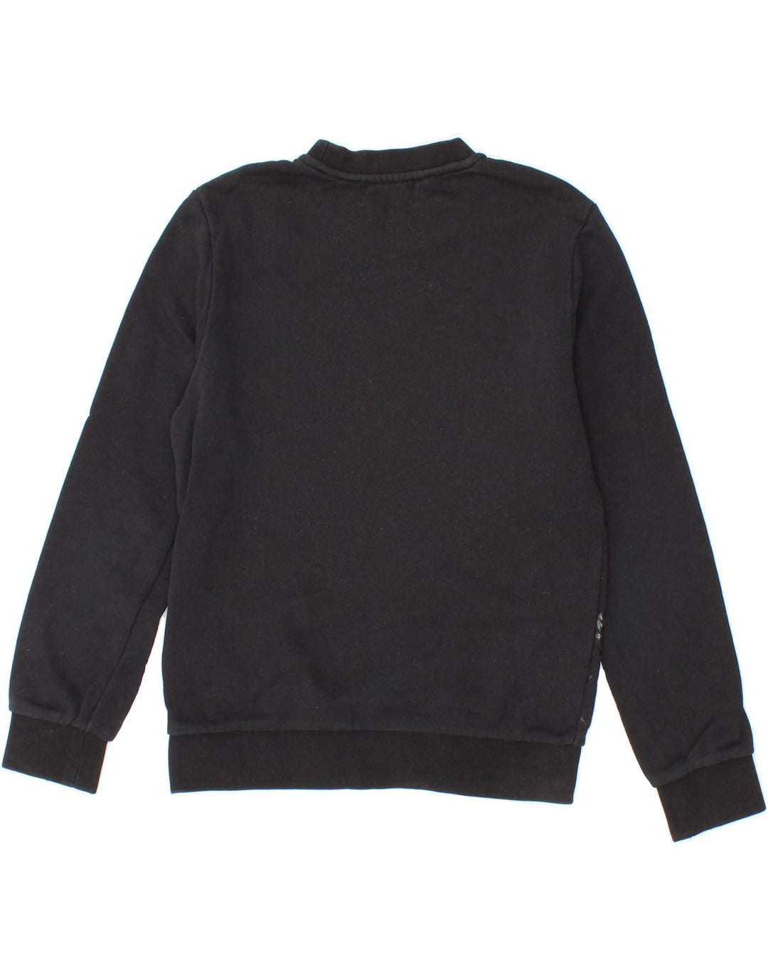 RICHMOND Boys Graphic Sweatshirt Jumper 7-8 Years Black Geometric Cotton Vintage Richmond and Second-Hand Richmond from Messina Hembry 