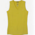 Adidas Dame Climalite Vest Top UK 14 Medium Gul Polyester