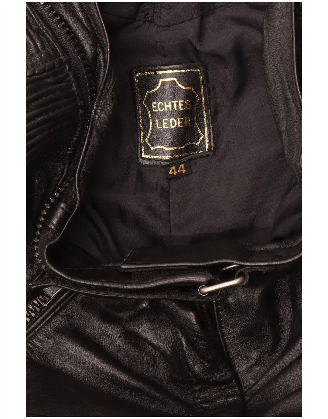 VINTAGE Moto Racerbukser til kvinder IT 44 Medium W30 L27 sort læder