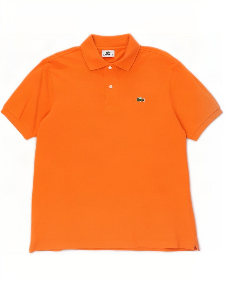 Lacoste herre poloskjorte str. 4 Medium Orange bomuld
