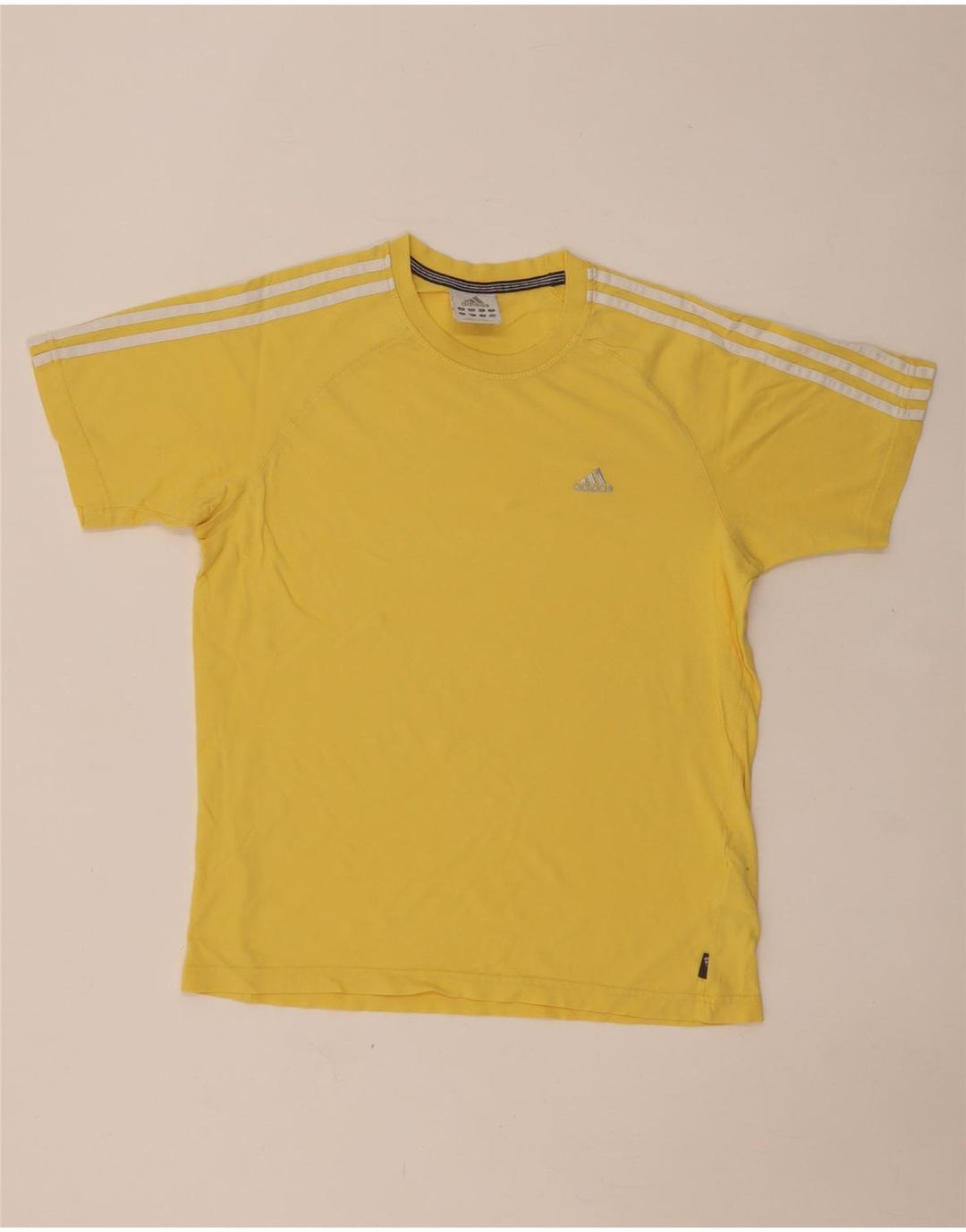 Adidas herre T-shirt top lille gul bomuld