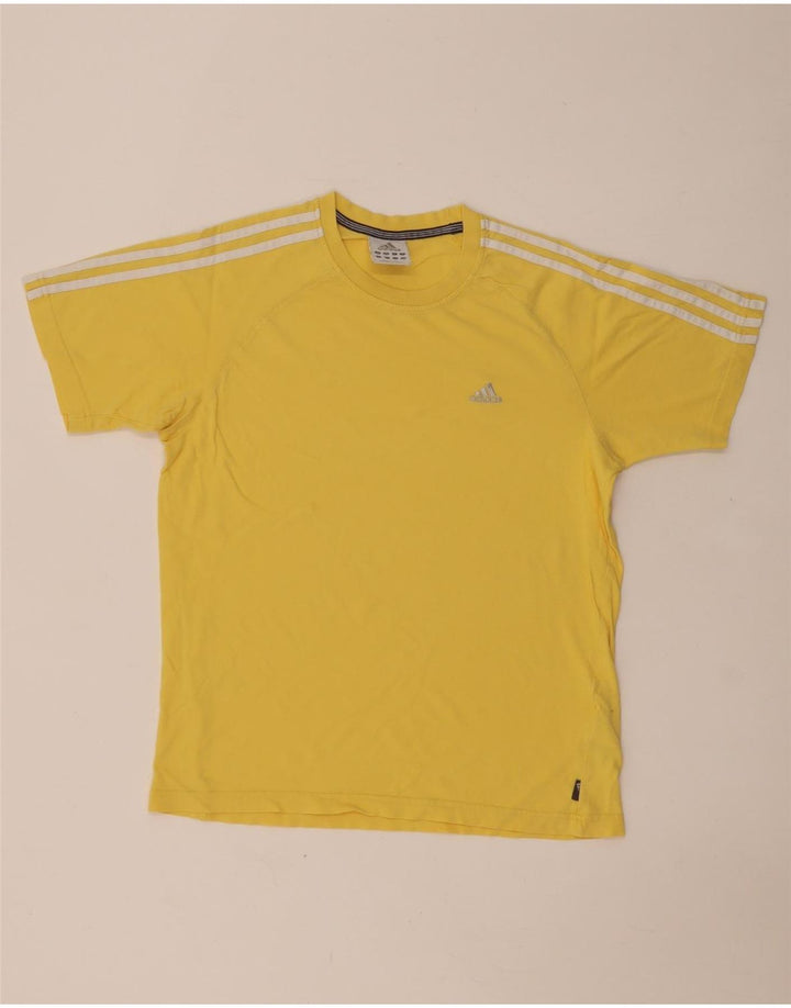 Adidas herre T-shirt top lille gul bomuld