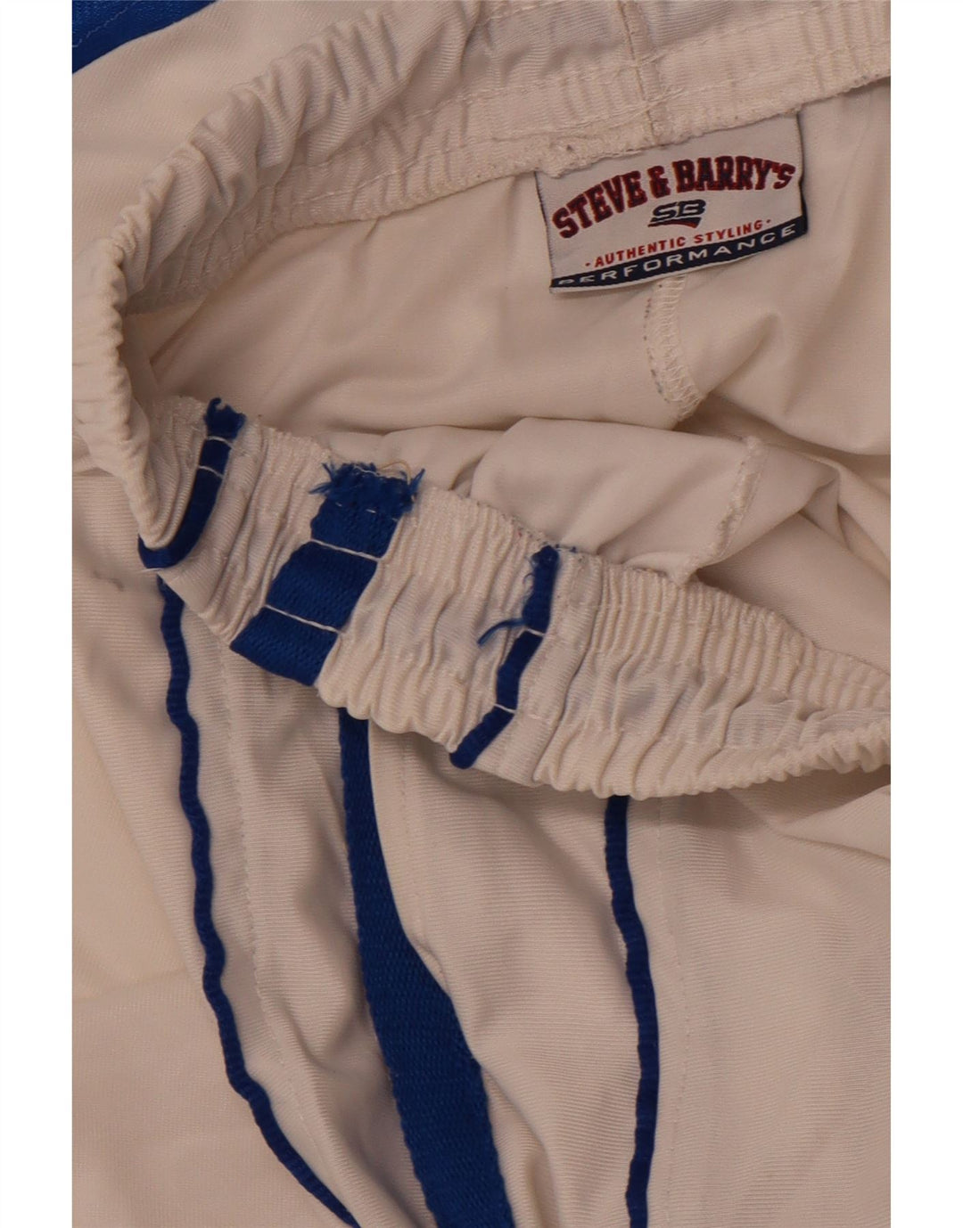 STEVE & BARYY'S Sportsshorts til mænd Store hvide Colourblock Polyester