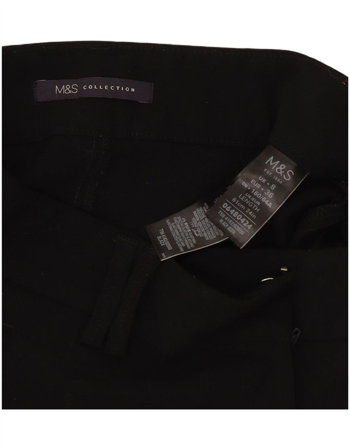 Marks & Spencer Pencil Nederdel til kvinder UK 8 Small W27 Black Polyester