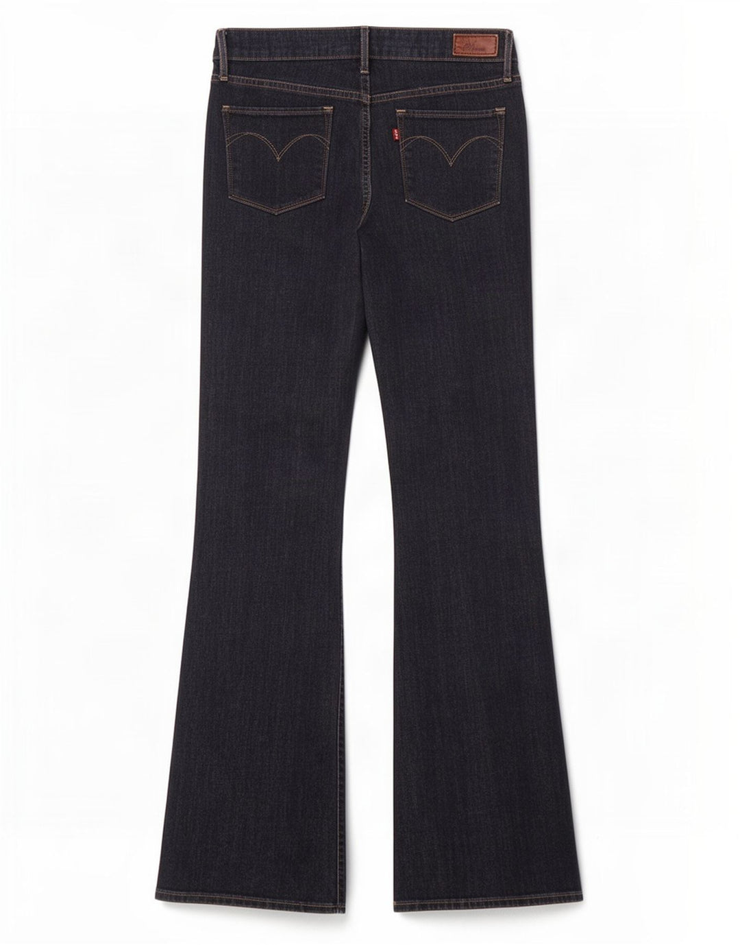 Levi's Womens Slight Curve Flared Jeans W27 L32 Marineblå Bomuld