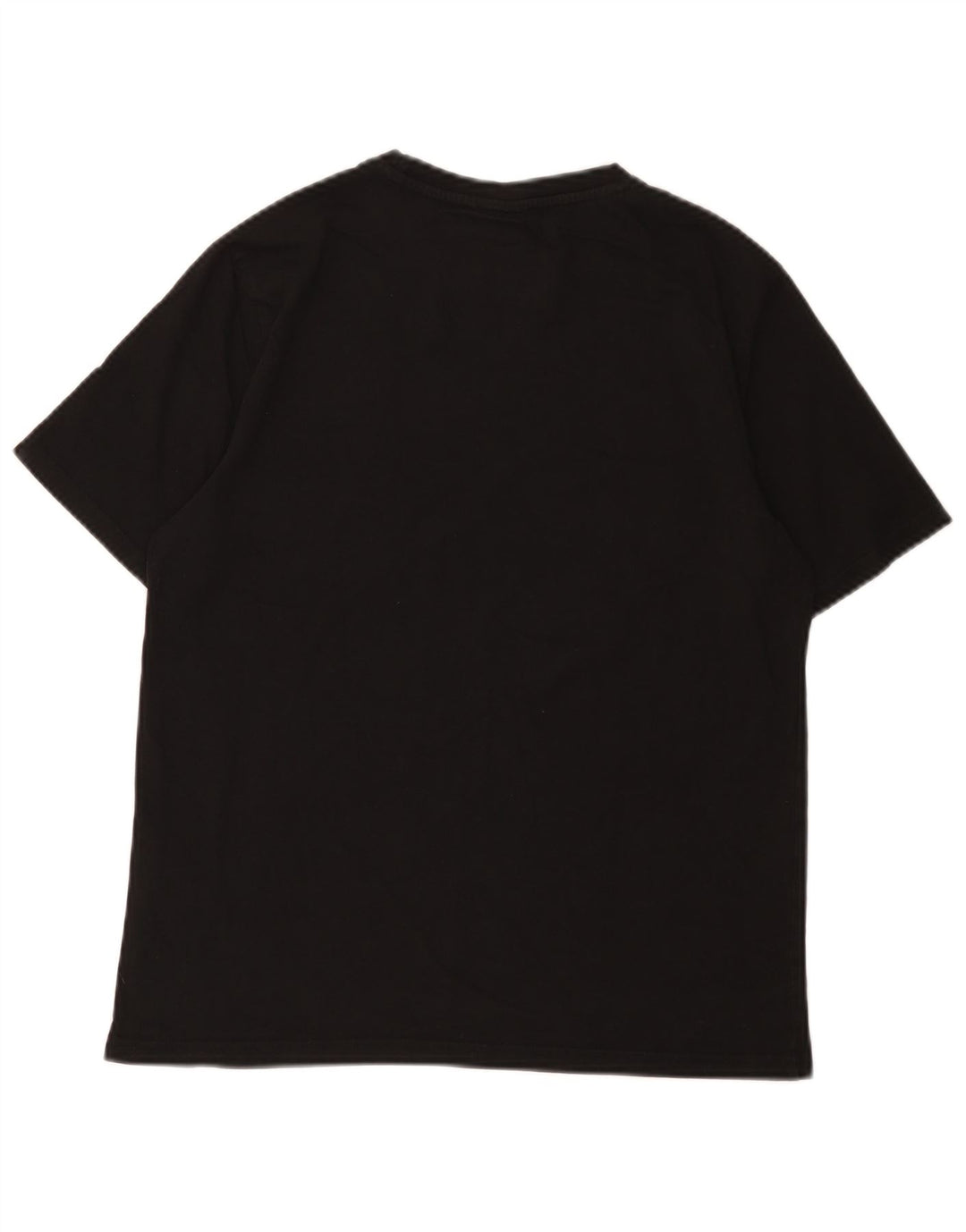 Ellesse Herre Grafisk T-Shirt Top Lille Sort Bomuld