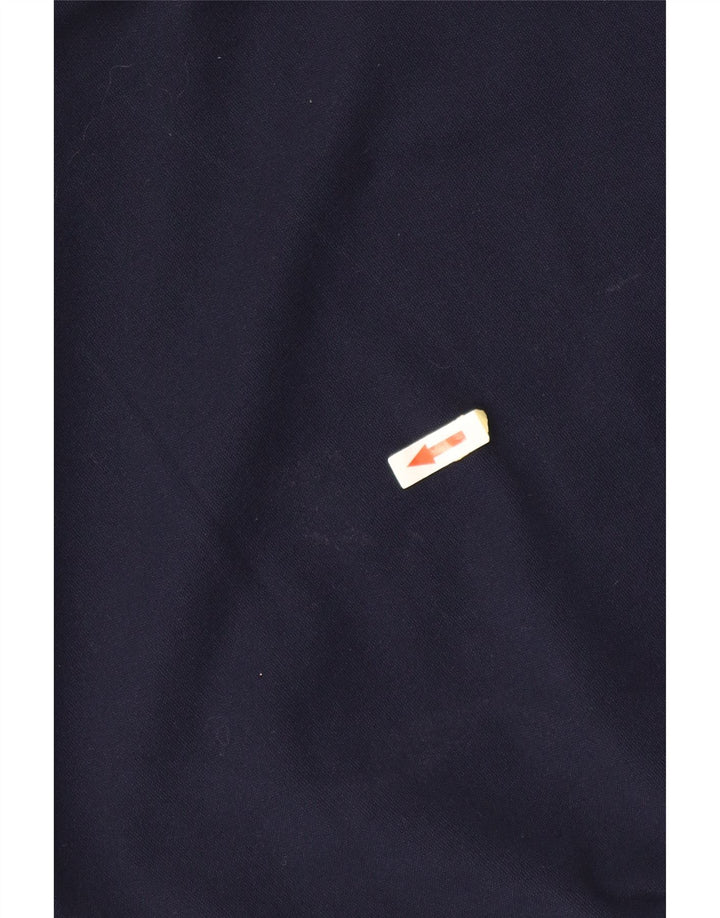 KAPPA Sweatshirt med lynlås til mænd XL Marineblå Colourblock Polyester