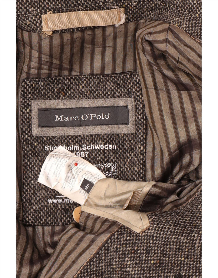 Marc O'Polo Overfrakke til mænd UK 48 Medium Grey Flecked Wool