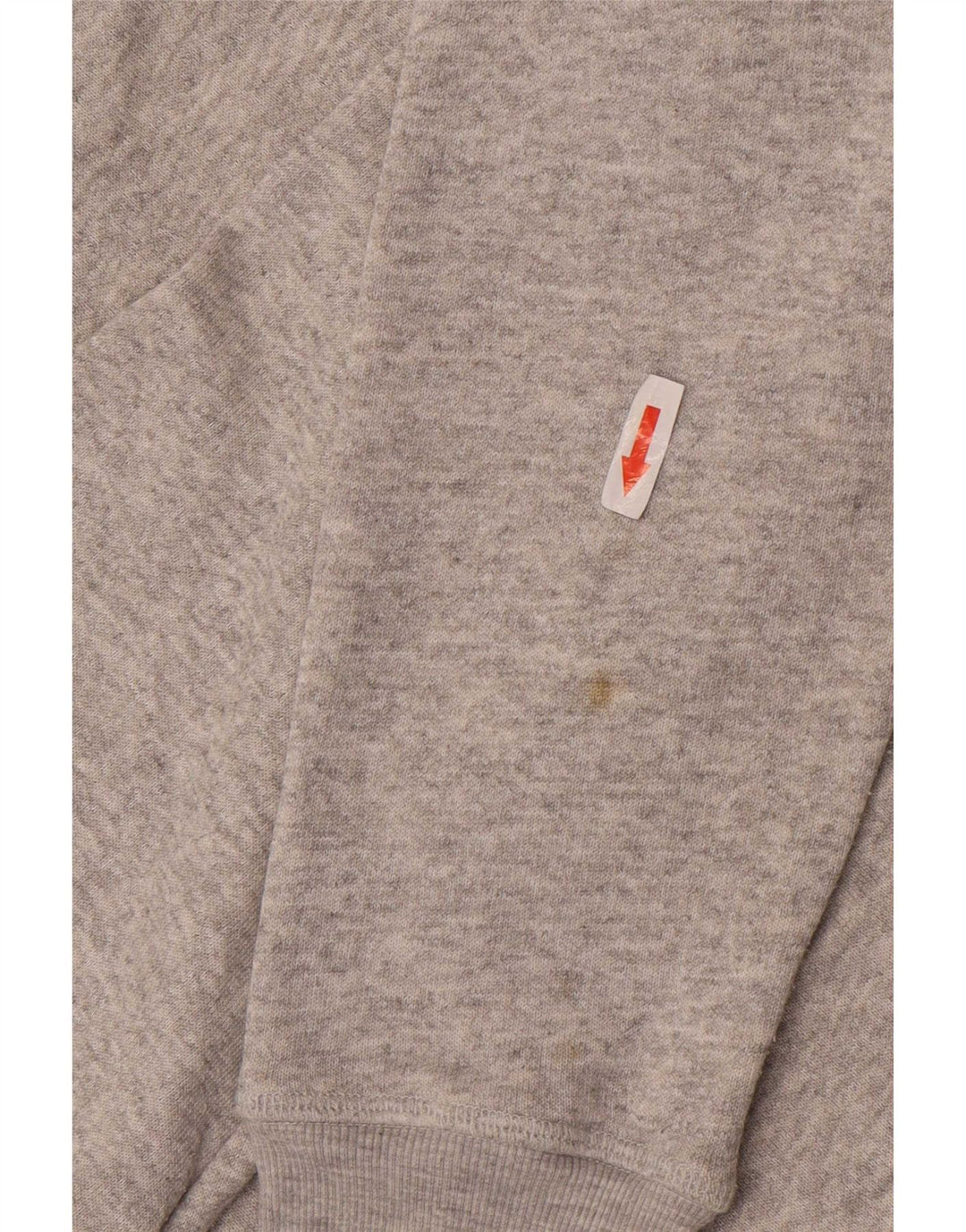 Fila Herre grafisk sweatshirt trøje XS Grå Flecked Bomuld