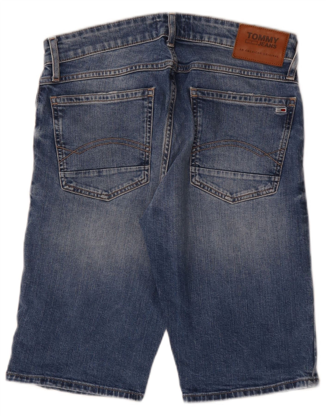 Tommy Hilfiger Herre Relaxed Fit denimshorts W30 Medium Blue Cotton