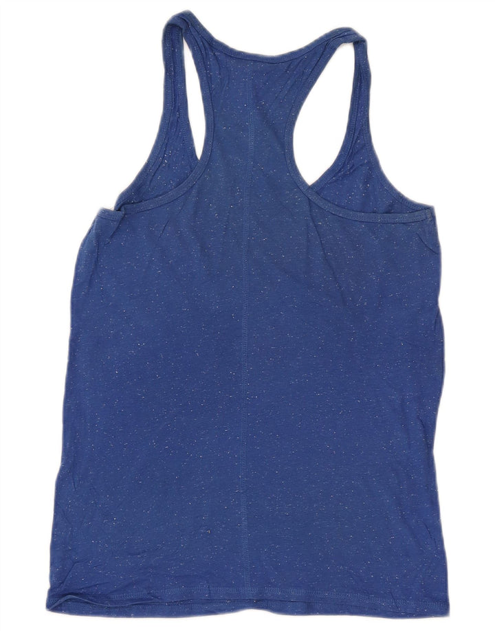 NHL Womens Montreal Canadiens Grafisk Vest Top UK 10 Small Blue Flecked