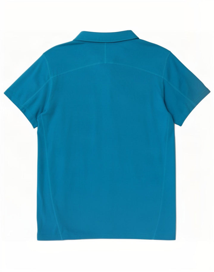 Nike herre Dri Fit poloskjorte stor blå polyester