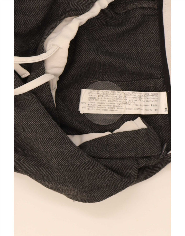 Zara Womens Loose Fit Bukser Medium W30 L30 Grå sildebenspolyester