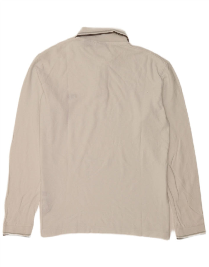 Fila Langærmet Polo Shirt til mænd Stor hvid bomuld