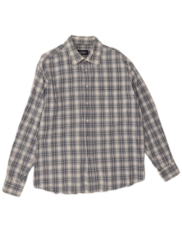 Carrera herreskjorte str. 43/44 XL Blå ternet