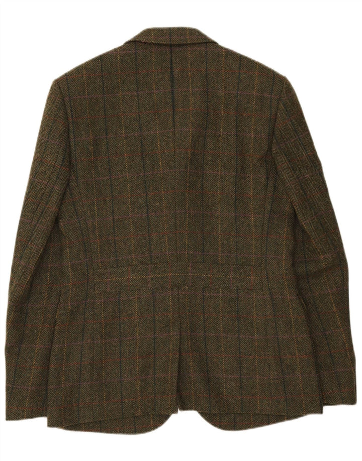 Jack Wills Herre 3-knaps blazerjakke UK 38 Mellemgrøn uld