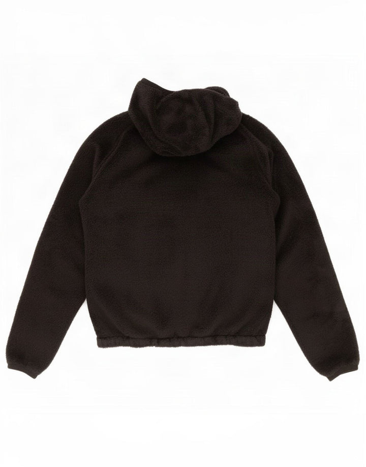 The North Face dame fleecejakke med hætte UK 10 Lille sort polyester