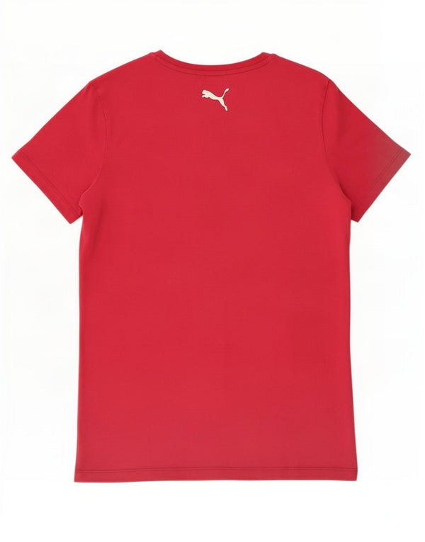 Puma piger grafisk t-shirt top 15-16 år Pink bomuld