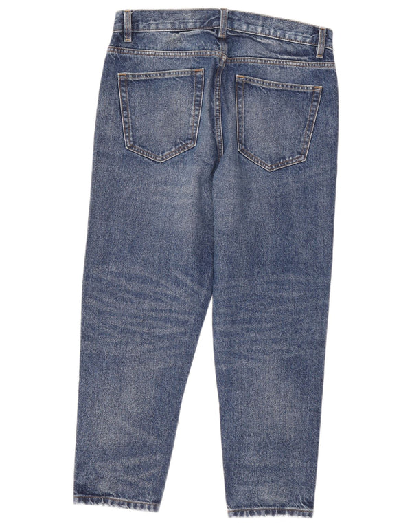 Zara Mens Cropped Jeans EU 40 Medium W31 L25 Blue