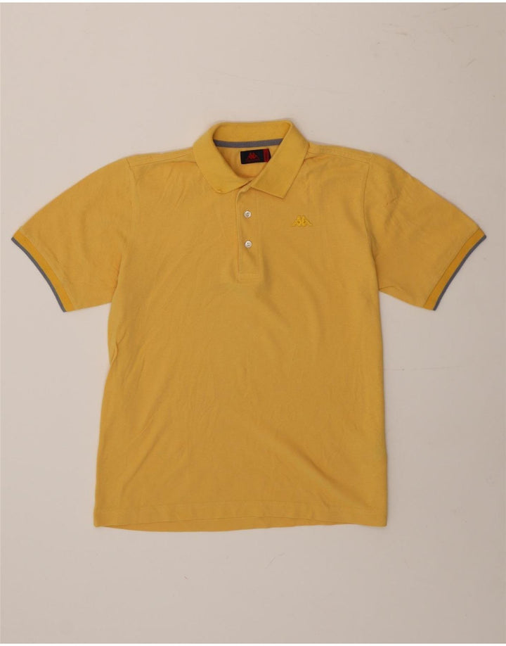 Kappa herre polo shirt lille gul bomuld