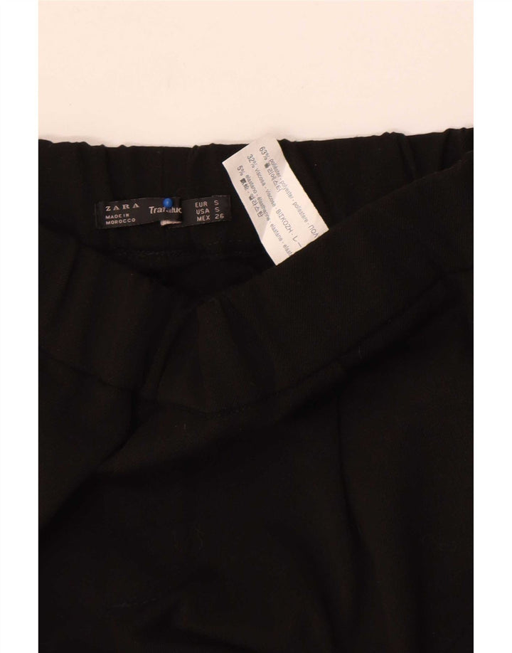 Zara træningsdragtbukser til kvinder Small Black Colourblock Polyester