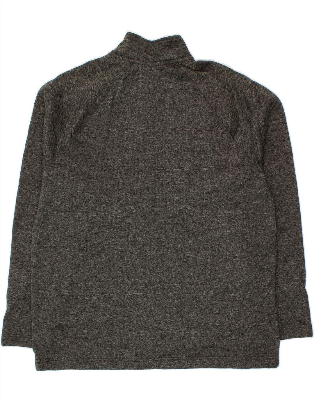 EDDIE BAUER Mens Zip Neck Sweatshirt Jumper XL Grey Polyester Vintage Eddie Bauer and Second-Hand Eddie Bauer from Messina Hembry 