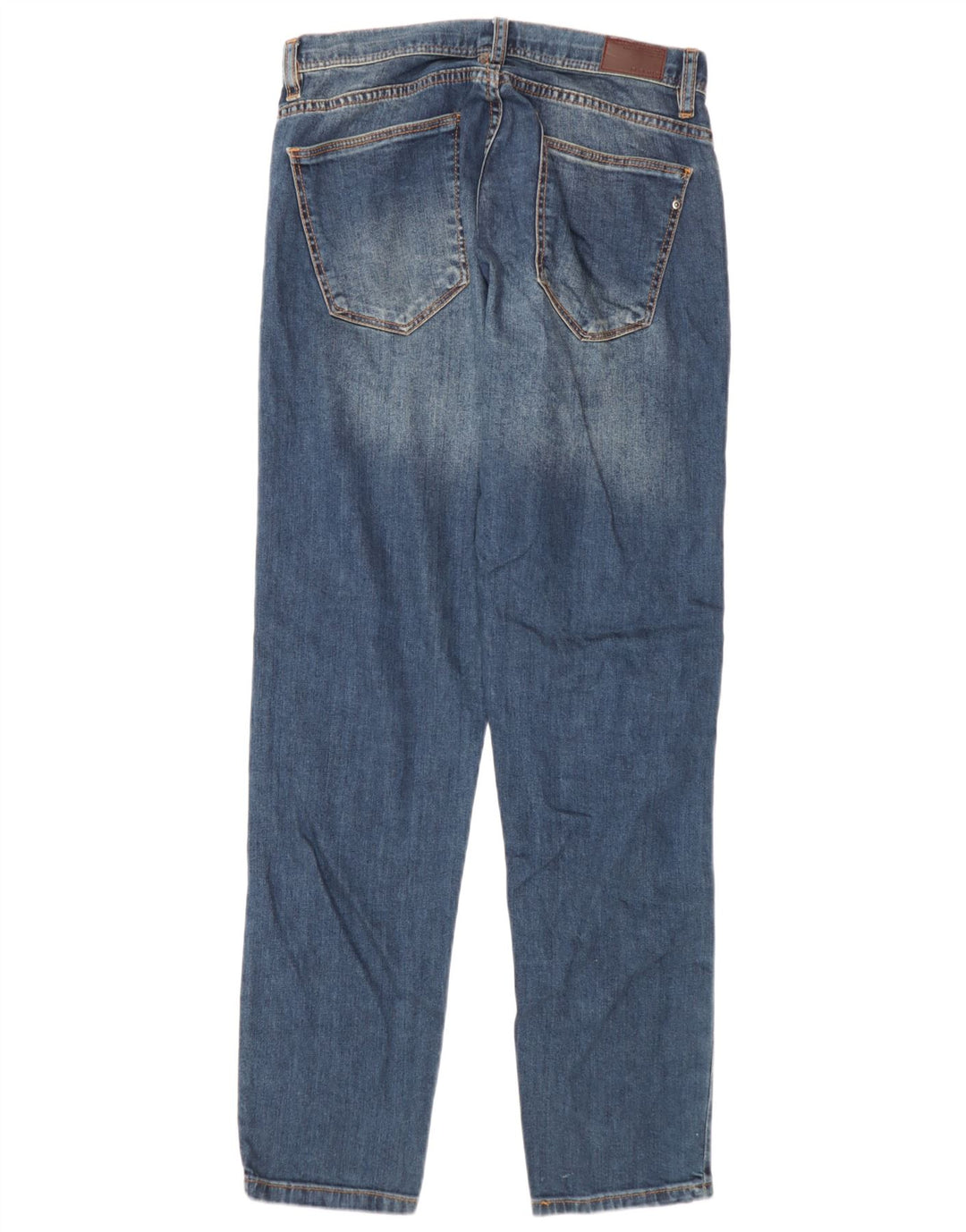 Zara Straight Jeans til mænd EU 38 Small W30 L32 Blå Bomuld