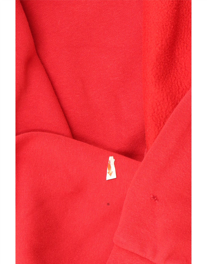 ADIDAS Drenge Sweatshirt Jumper 15-16 år Rød Bomuld