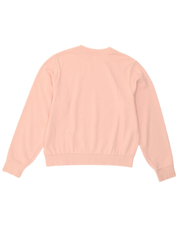 Lacoste Dame Loose Fit Sweatshirt Jumper Størrelse 38 Medium Pink