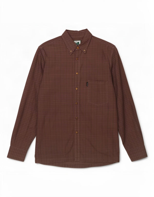 Paul Smith herreskjorte medium brun ternet