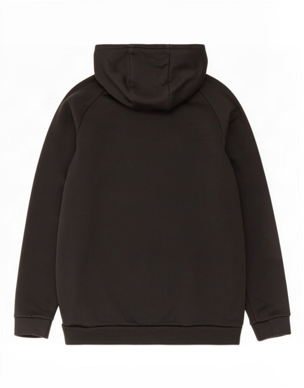 Nike Herre Dri Fit Grafisk Hoodie Jumper Medium Sort Polyester