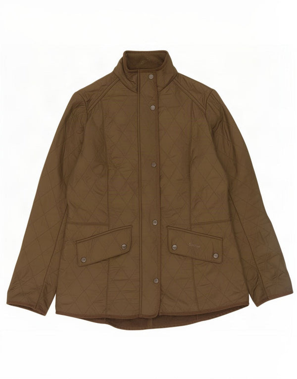 Barbour Quiltet jakke til kvinder UK 16 Large Khaki