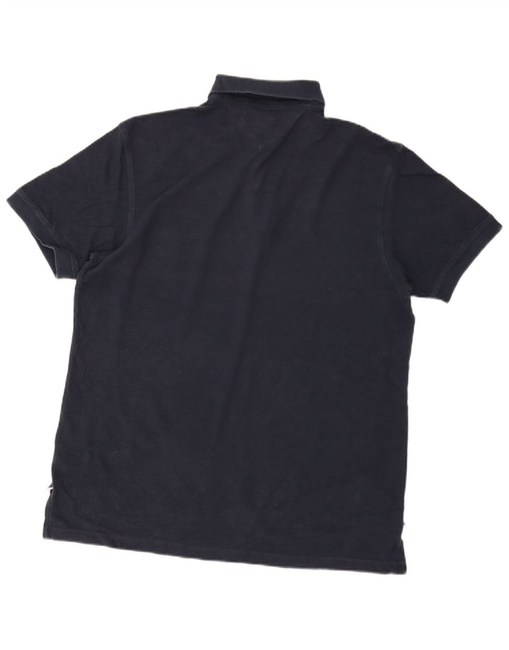 Tommy Hilfiger Herre Kortærmet Polo Shirt Medium Navy Blue Classic