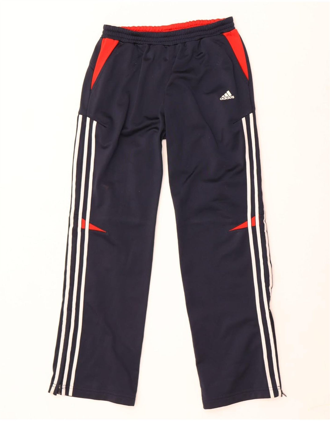Adidas Træningsdragtsbukser til drenge 11-12 år Marineblå Colourblock Polyester