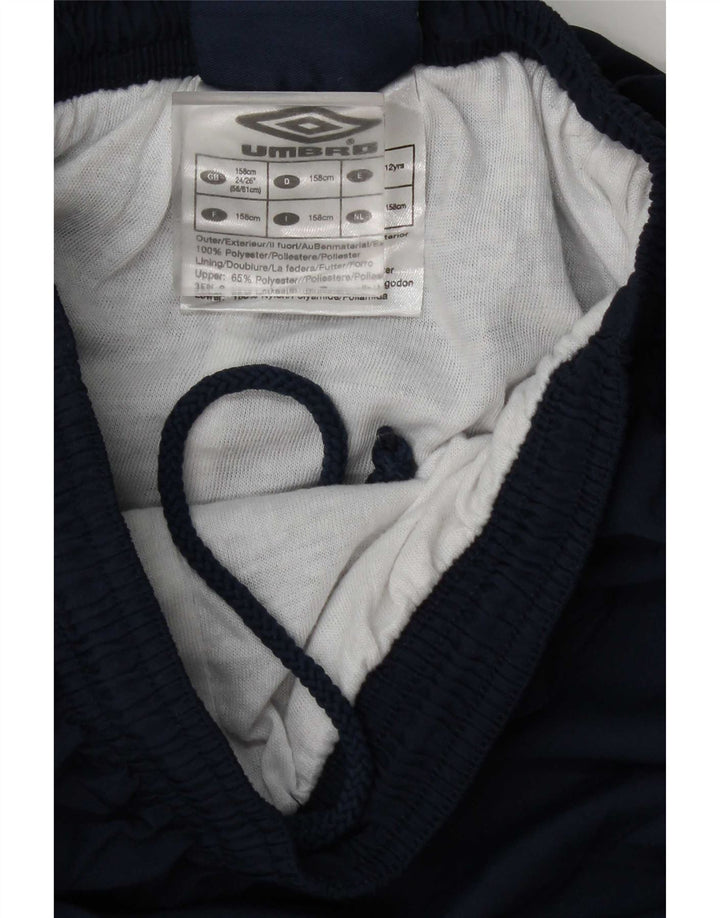 Umbro Boys Tracksuit Bukser Joggers 11-12 År Marineblå Polyester