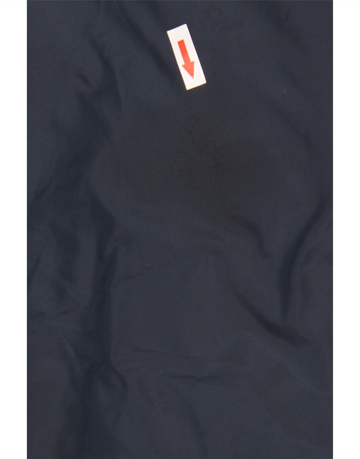 Zara Herre Windbreaker Jacket UK 42 XL Navy Blue Polyester