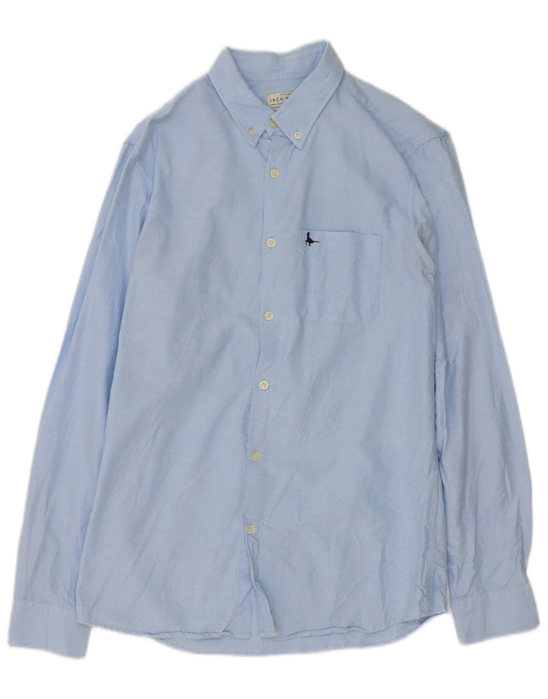 Jack Wills herreskjorte lille blå bomuld