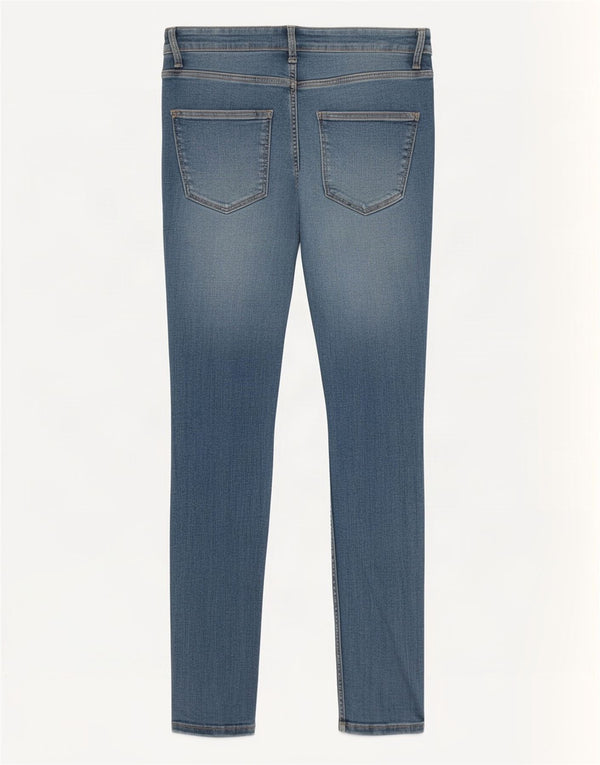 Zara Dame Skinny Jeans EU 40 Medium W30 L28 Blå Bomuld
