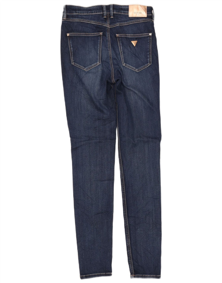 GUESS Skinny Jeans til kvinder W28 L29 Marineblå Bomuld