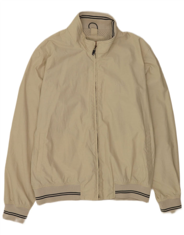 Brugi Herre Bomberjakke UK 44 2XL Beige Bomuld