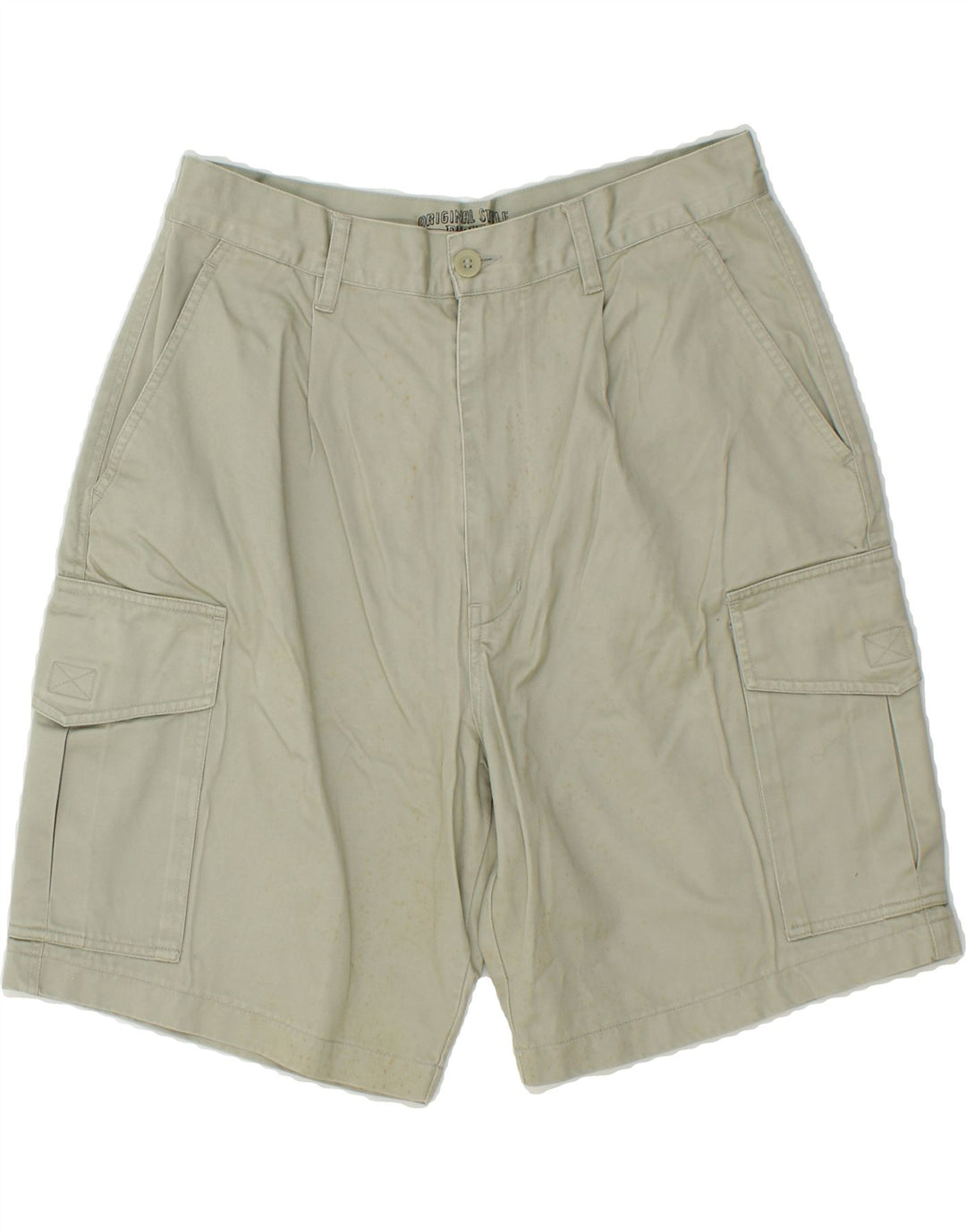 RIFLE Mens Cargo Shorts W33 Medium  Green Cotton Vintage Rifle and Second-Hand Rifle from Messina Hembry 